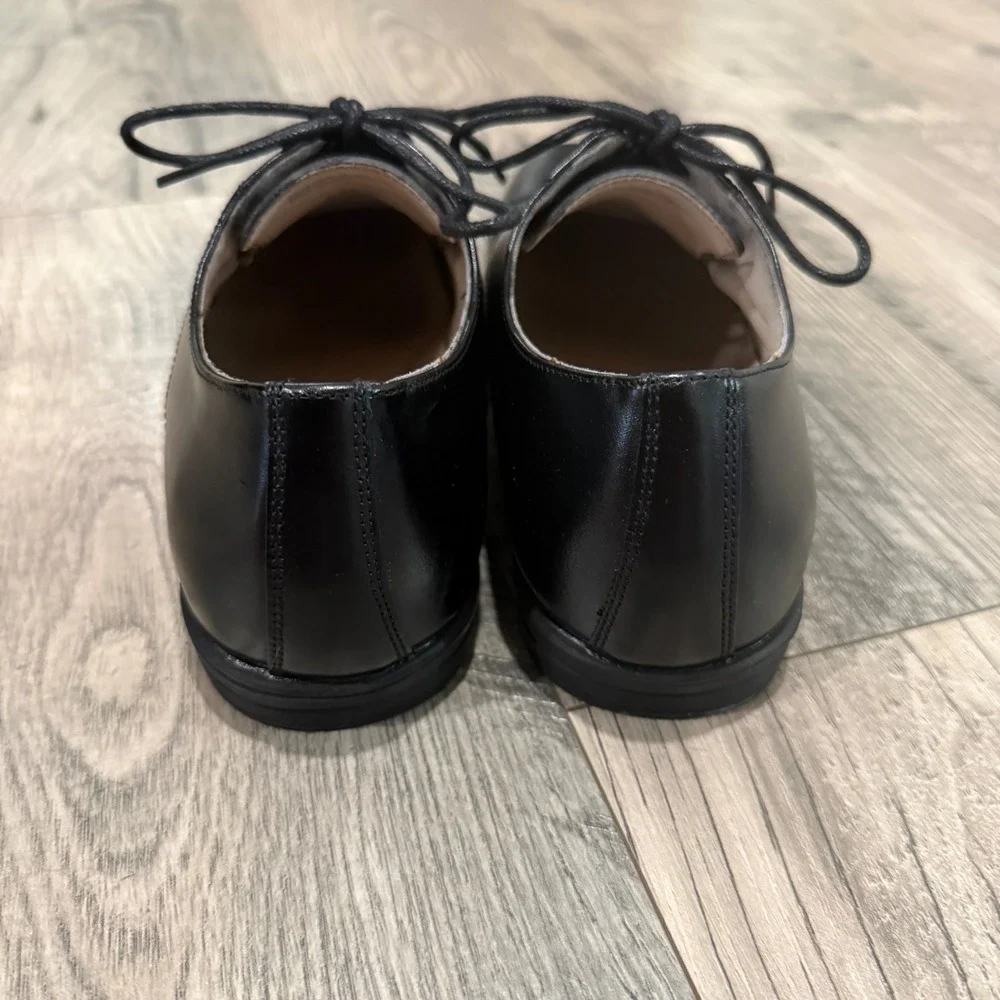 Florsheim Kids Reveal Cap Toe Oxford Jr Dress Shoes Black Boys Size 5M